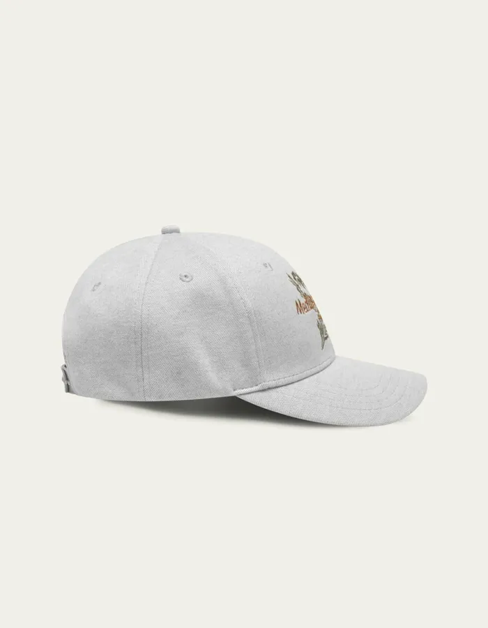 Men Les Deux CapsHats Mediterranean Baseball Cap 8211 Grey Melange