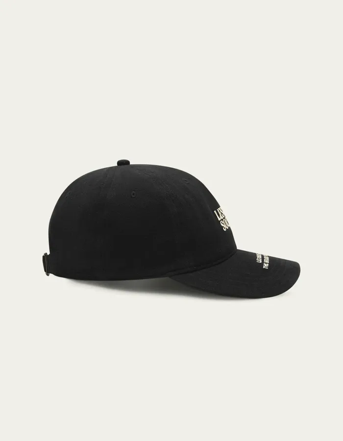 Men Les Deux CapsHats Society Dad Cap 8211 BlackIvory
