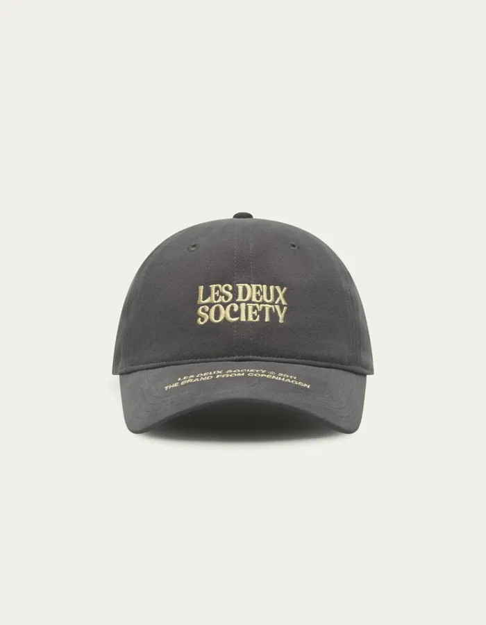 Men Les Deux CapsHats Society Dad Cap 8211 GargoyleSummer Melon