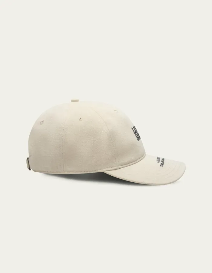 Men Les Deux CapsHats Society Dad Cap 8211 IvoryDark Navy