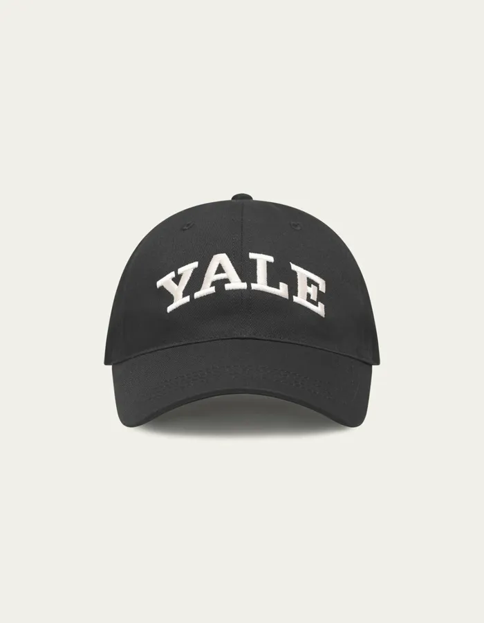 Men Les Deux CapsHats Yale Dad Cap 8211 BlackIvory