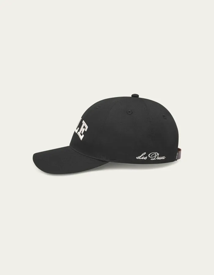 Men Les Deux CapsHats Yale Dad Cap 8211 BlackIvory