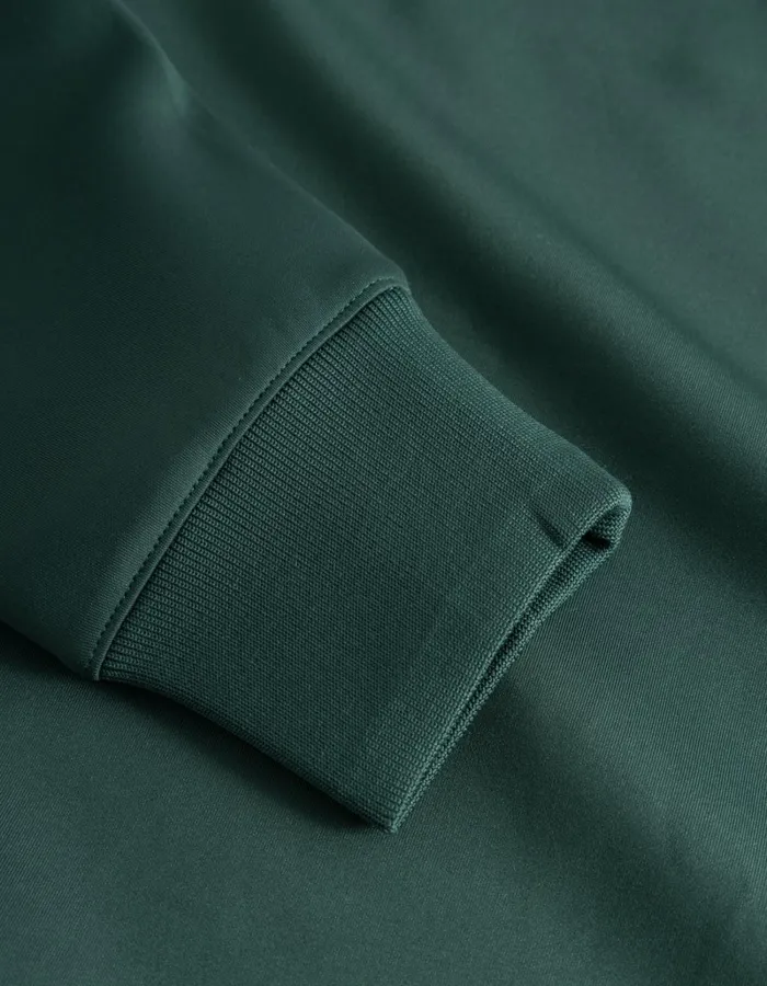 Men Les Deux HoodiesSweatshirts Ballier Track HalfZip Sweatshirt 8211 Pine Green