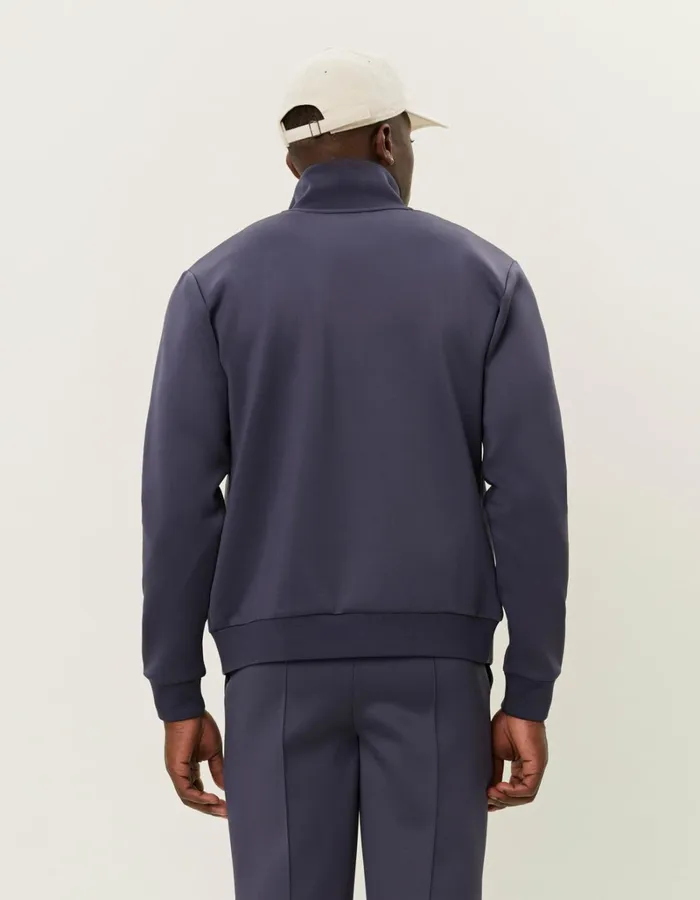 Men Les Deux HoodiesSweatshirts Ballier Track Jacket 8211 Graystone