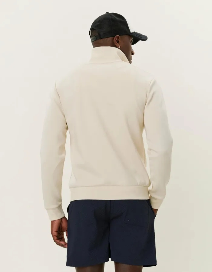 Men Les Deux HoodiesSweatshirts Ballier Track Jacket 8211 Ivory