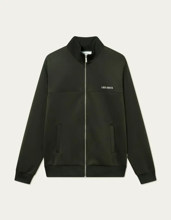 Men Les Deux HoodiesSweatshirts Ballier Track Jacket 8211 Rosin