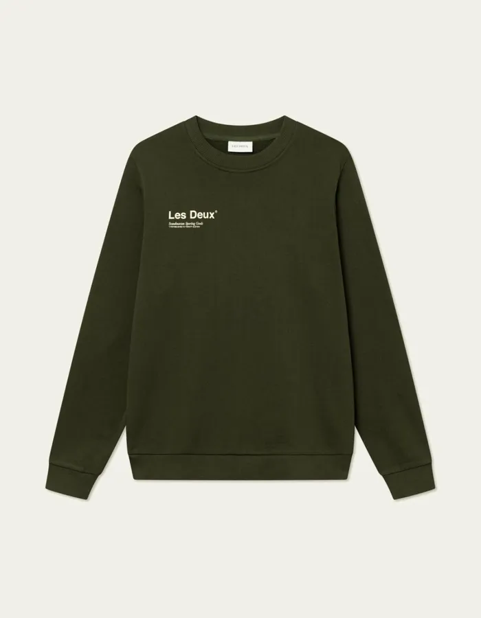 Men Les Deux HoodiesSweatshirts Brody Sweatshirt 20 8211 RosinIvory