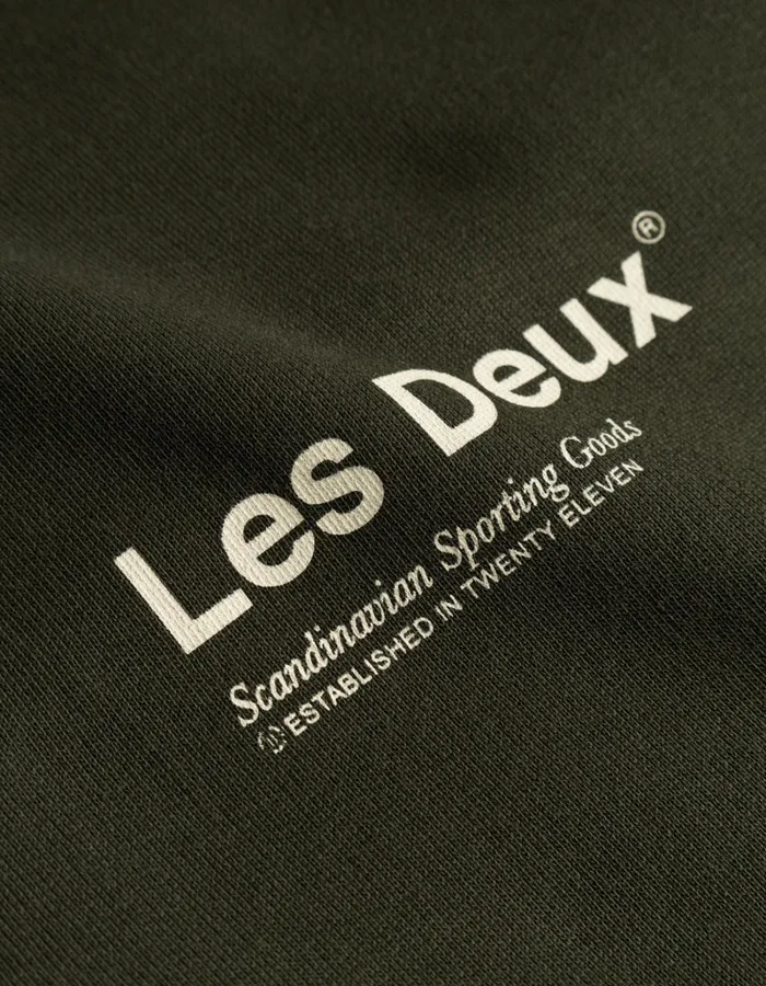 Men Les Deux HoodiesSweatshirts Brody Sweatshirt 20 8211 RosinIvory