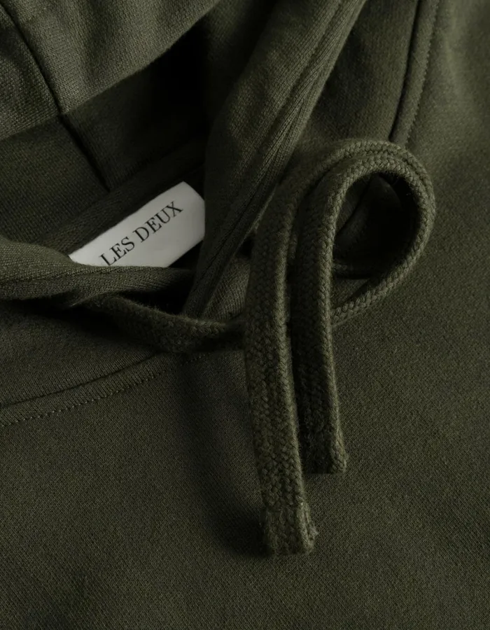 Men Les Deux HoodiesSweatshirts Clyde AOP Hoodie 8211 Rosin