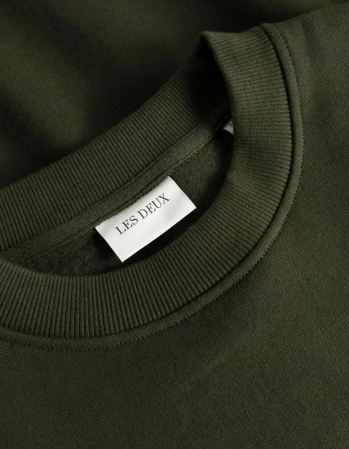 Men Les Deux HoodiesSweatshirts Clyde AOP Sweatshirt 8211 Rosin