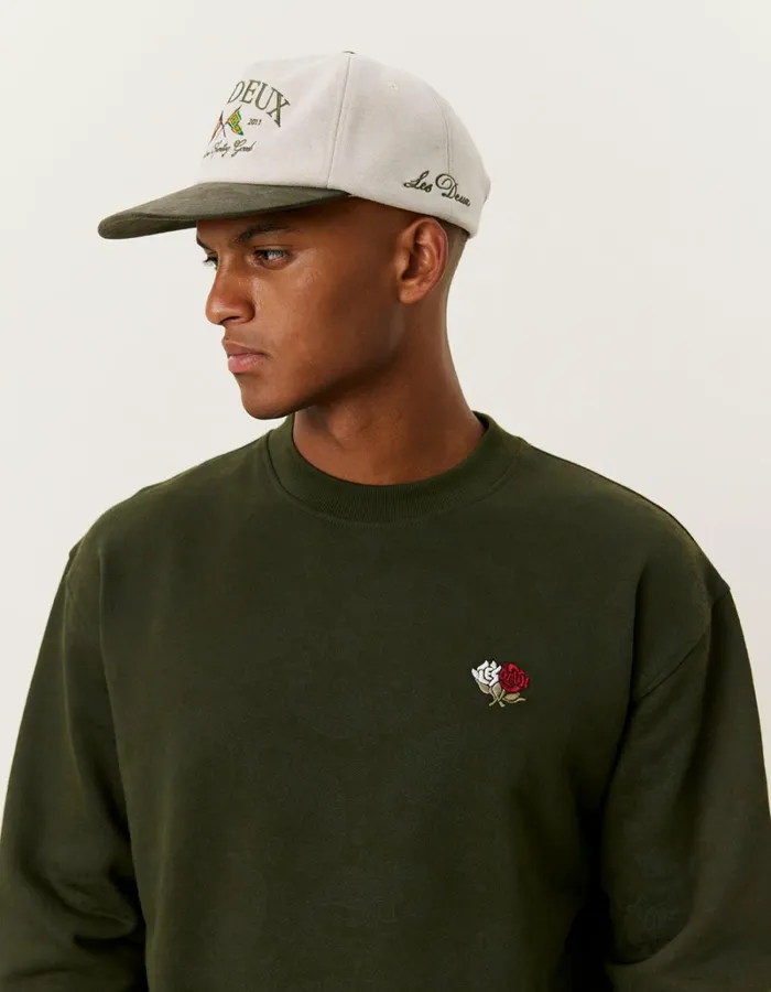 Men Les Deux HoodiesSweatshirts Clyde AOP Sweatshirt 8211 Rosin