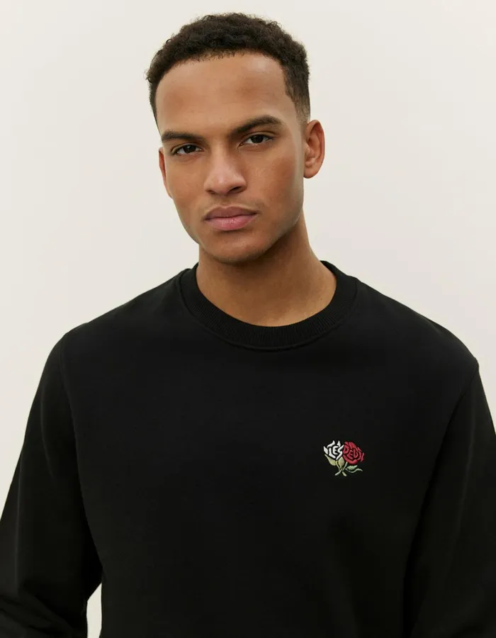 Men Les Deux HoodiesSweatshirts Clyde Sweatshirt 8211 BlackBlack