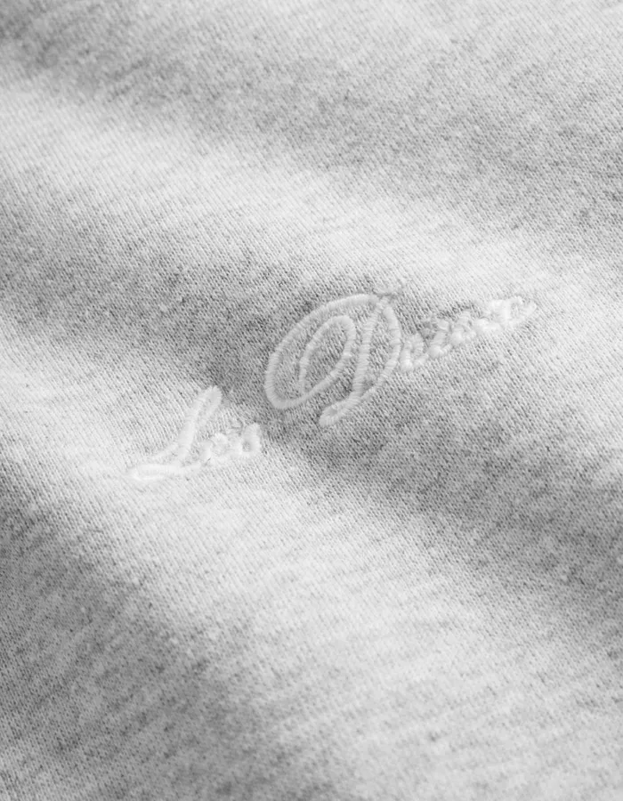 Men Les Deux HoodiesSweatshirts Crew HalfZip Sweatshirt 8211 Snow Melange