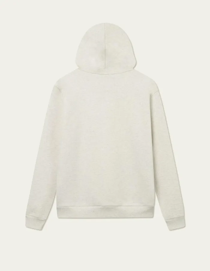 Men Les Deux HoodiesSweatshirts Crew Hoodie 8211 Snow MelangeWhite