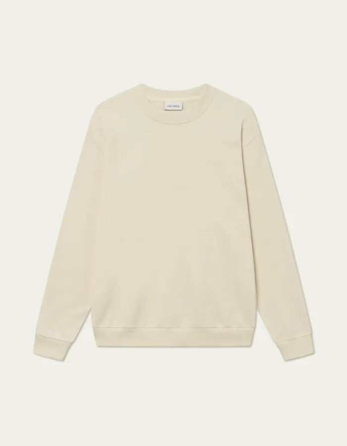 Men Les Deux HoodiesSweatshirts Crew Sweatshirt 8211 IvoryLight Ivory