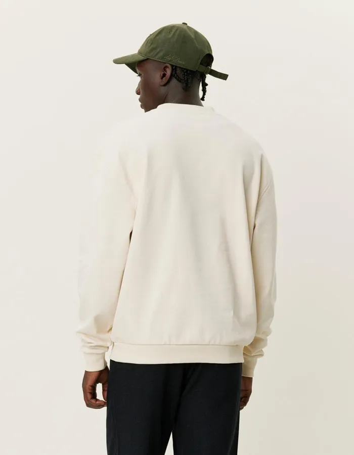 Men Les Deux HoodiesSweatshirts Crew Sweatshirt 8211 IvoryLight Ivory