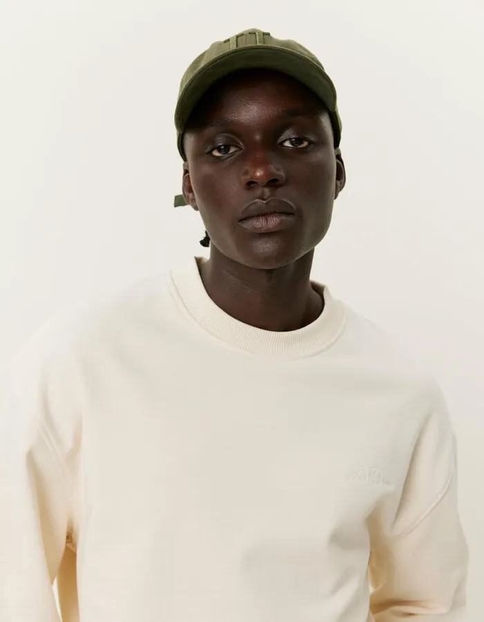 Men Les Deux HoodiesSweatshirts Crew Sweatshirt 8211 IvoryLight Ivory