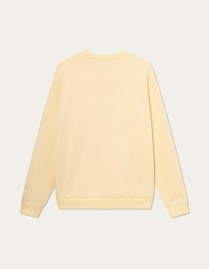 Men Les Deux HoodiesSweatshirts Crew Sweatshirt 8211 Summer Melon