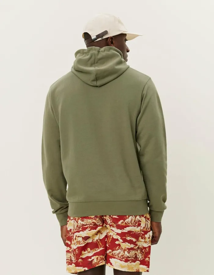 Men Les Deux HoodiesSweatshirts Dexter Hoodie 8211 Lichen Green