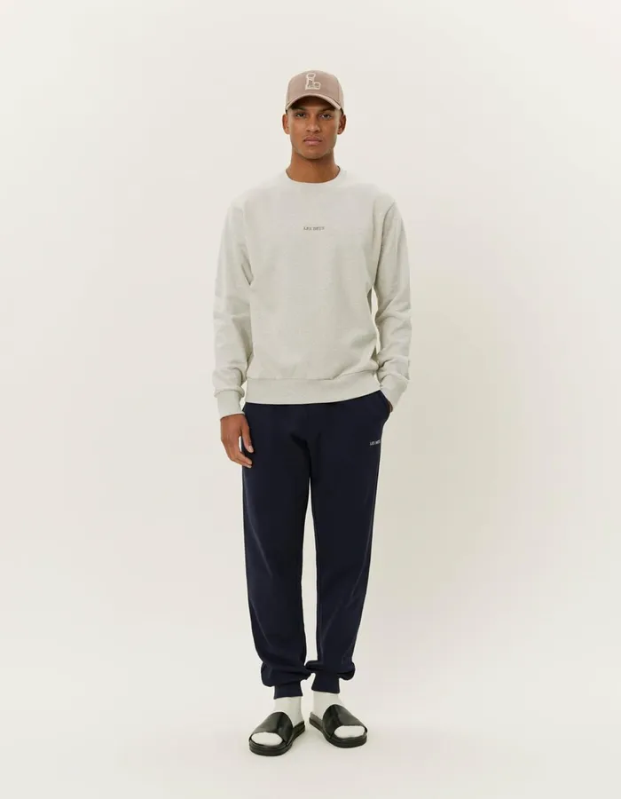 Men Les Deux HoodiesSweatshirts Dexter Sweatshirt 8211 Ivory Melange