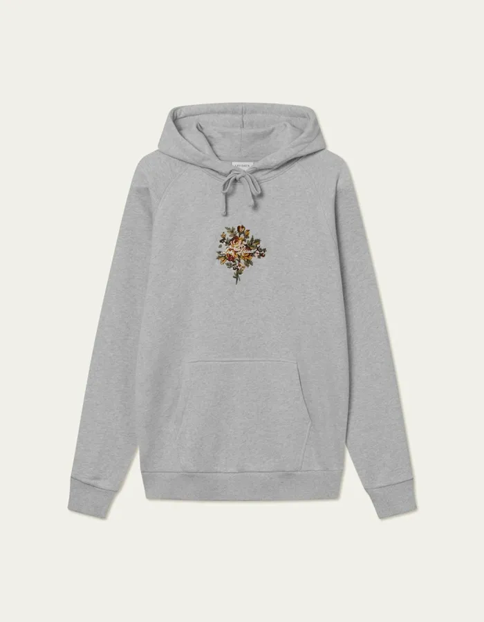 Men Les Deux HoodiesSweatshirts Fiore Hoodie 8211 Snow Melange