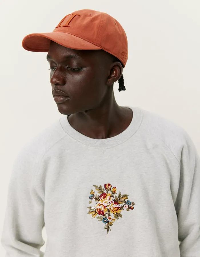 Men Les Deux HoodiesSweatshirts Fiore Sweatshirt 8211 Snow Melange