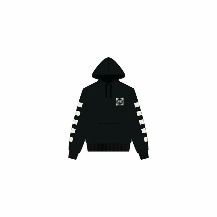 Men Les Deux HoodiesSweatshirts Goods Hoodie 8211 BlackIvory