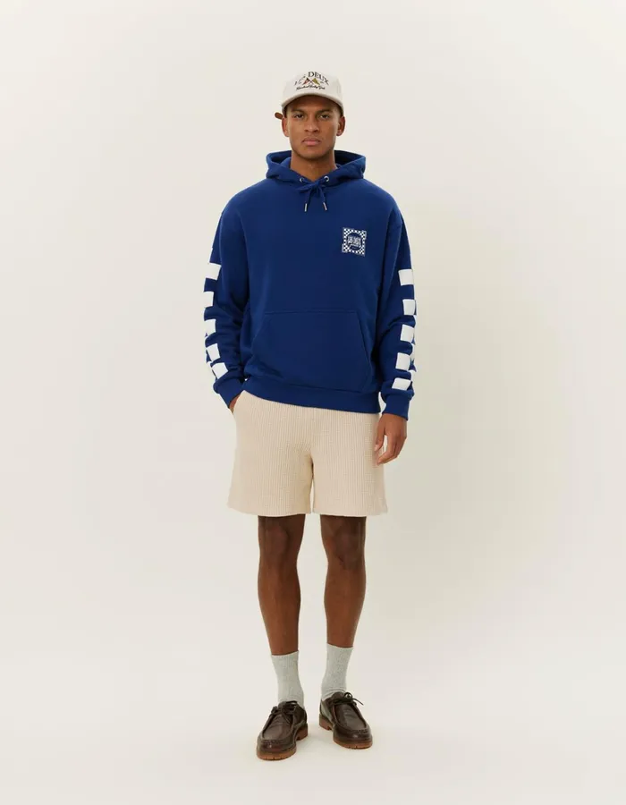Men Les Deux HoodiesSweatshirts Goods Hoodie 8211 BlueprintWhite