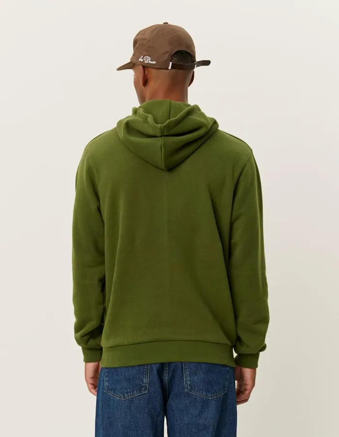 Men Les Deux HoodiesSweatshirts Ivy League Hoodie 8211 Chive Green