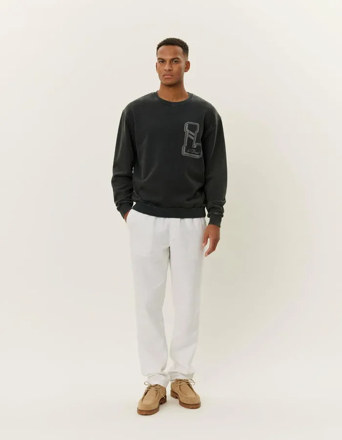 Men Les Deux HoodiesSweatshirts Libert Sweatshirt 8211 BlackBlack