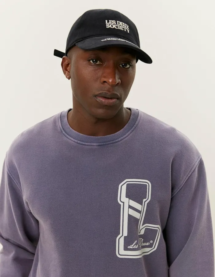 Men Les Deux HoodiesSweatshirts Libert Sweatshirt 8211 Graystone