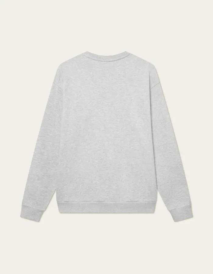 Men Les Deux HoodiesSweatshirts Libert Sweatshirt 8211 Snow Melange