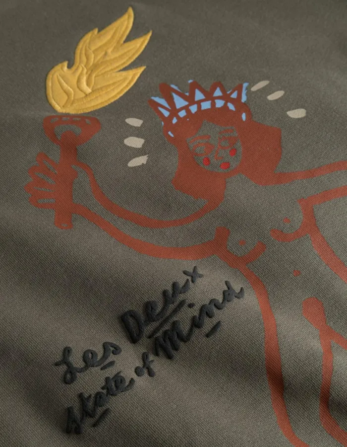 Men Les Deux HoodiesSweatshirts Luca Hoodie 8211 Bungee Cord