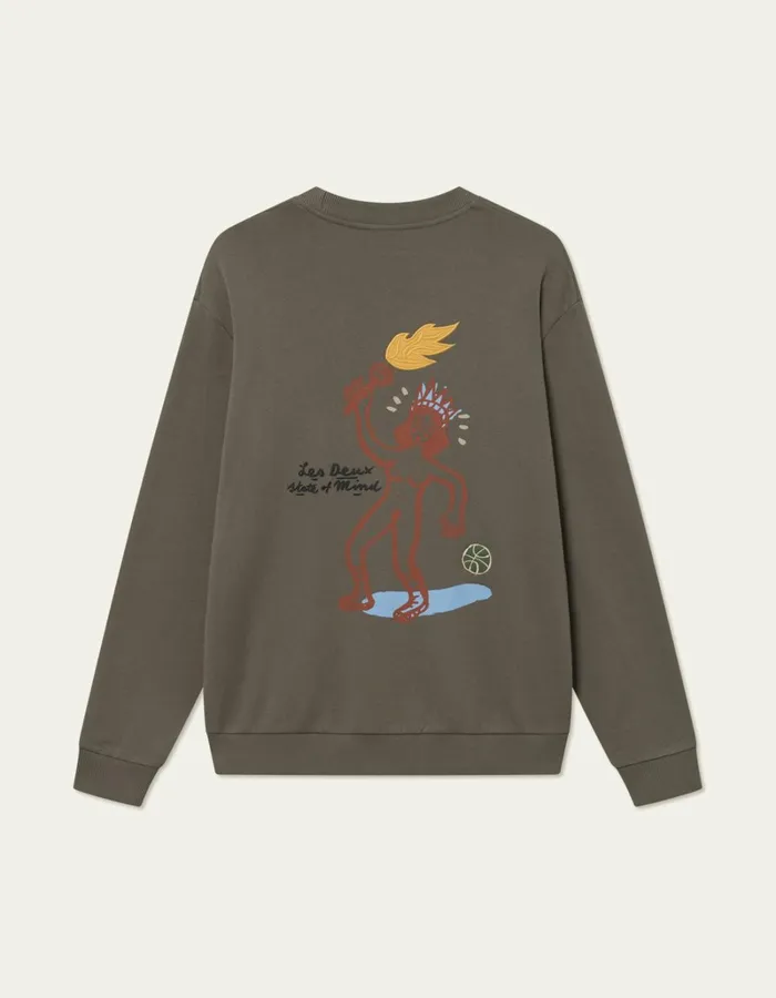 Men Les Deux HoodiesSweatshirts Luca Sweatshirt 8211 Bungee Cord