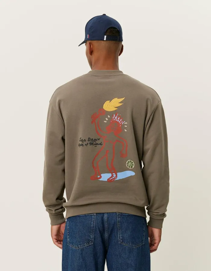 Men Les Deux HoodiesSweatshirts Luca Sweatshirt 8211 Bungee Cord