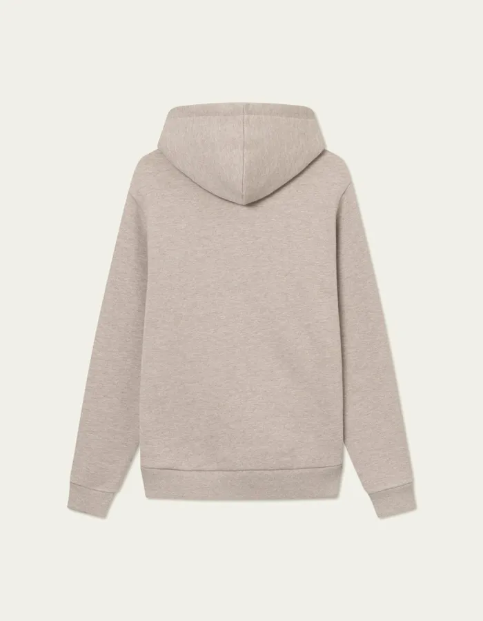 Men Les Deux HoodiesSweatshirts Mini Encore Hoodie 20 8211 Dark Sand MelangeIvory