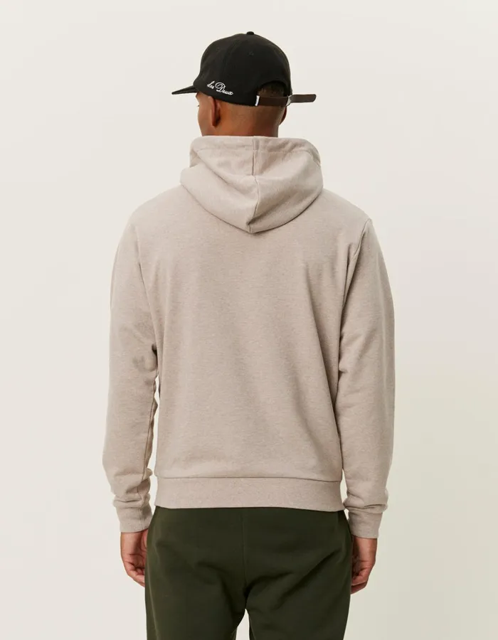 Men Les Deux HoodiesSweatshirts Mini Encore Hoodie 20 8211 Dark Sand MelangeIvory