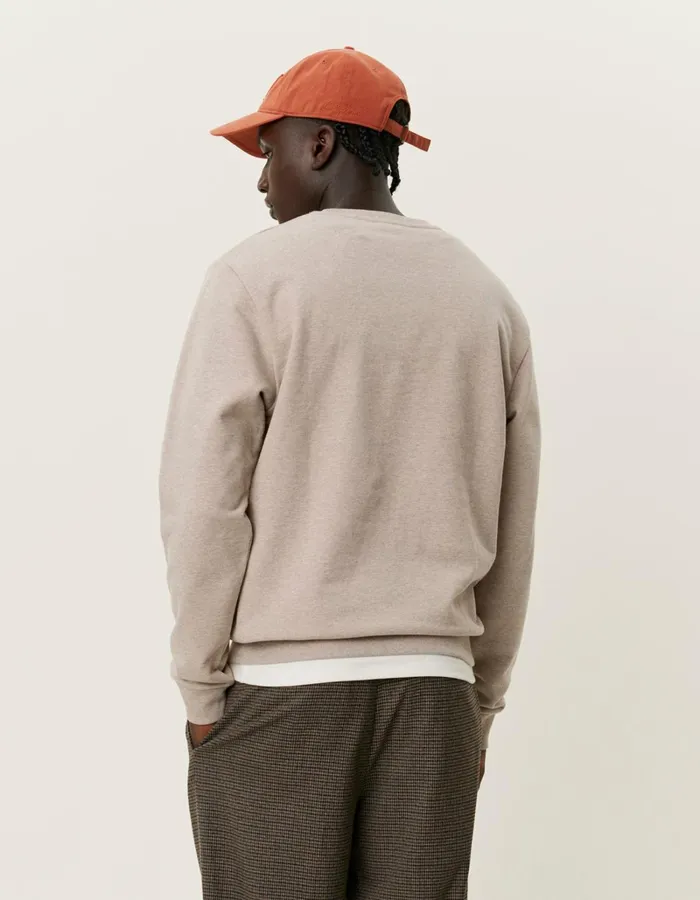 Men Les Deux HoodiesSweatshirts Mini Encore Sweatshirt 20 8211 Dark Sand MelangeIvory