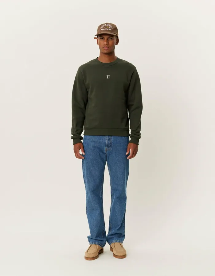 Men Les Deux HoodiesSweatshirts Mini Encore Sweatshirt 20 8211 RosinIvory