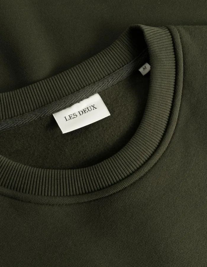 Men Les Deux HoodiesSweatshirts Mini Encore Sweatshirt 20 8211 RosinIvory