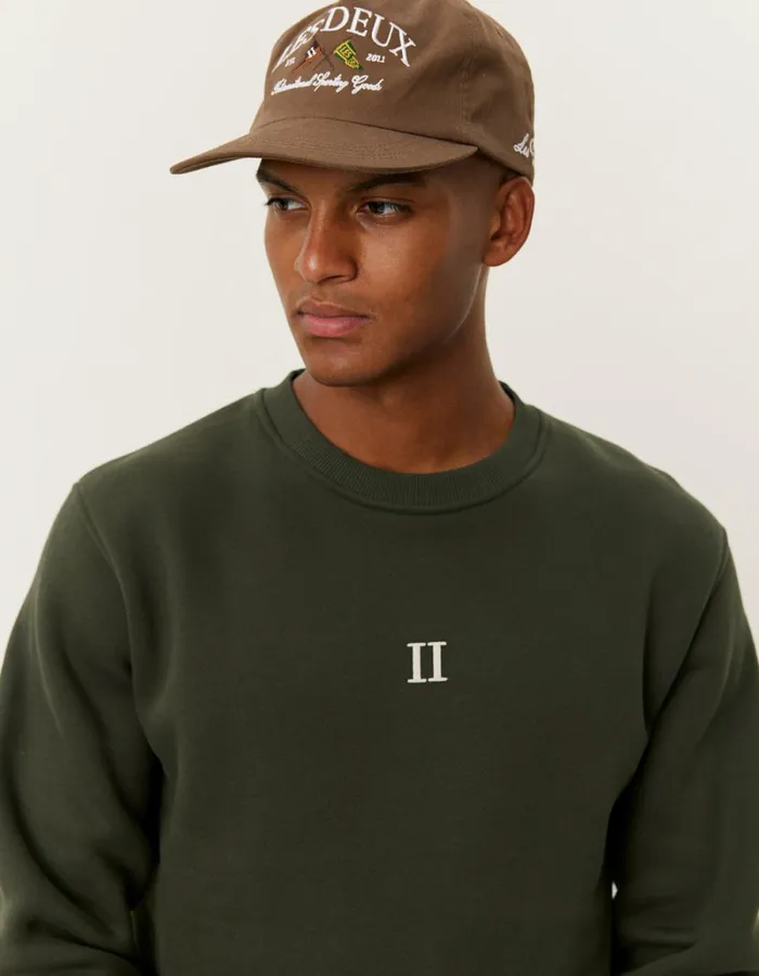 Men Les Deux HoodiesSweatshirts Mini Encore Sweatshirt 20 8211 RosinIvory