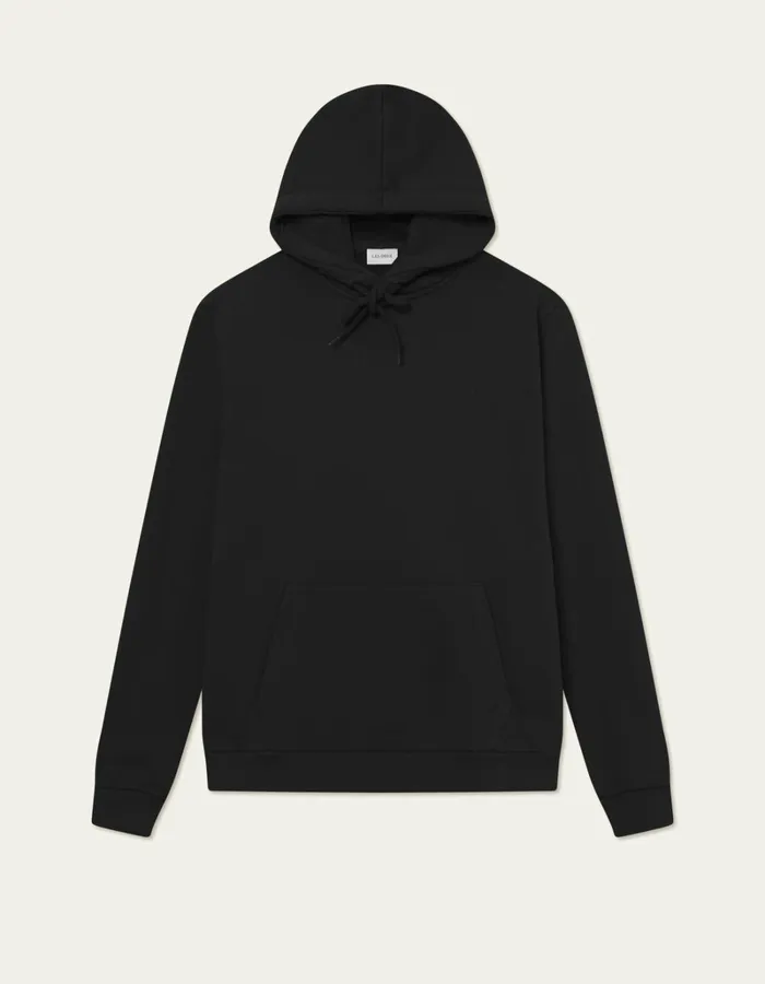 Men Les Deux HoodiesSweatshirts Norregaard Tonal Hoodie 8211 BlackBlack
