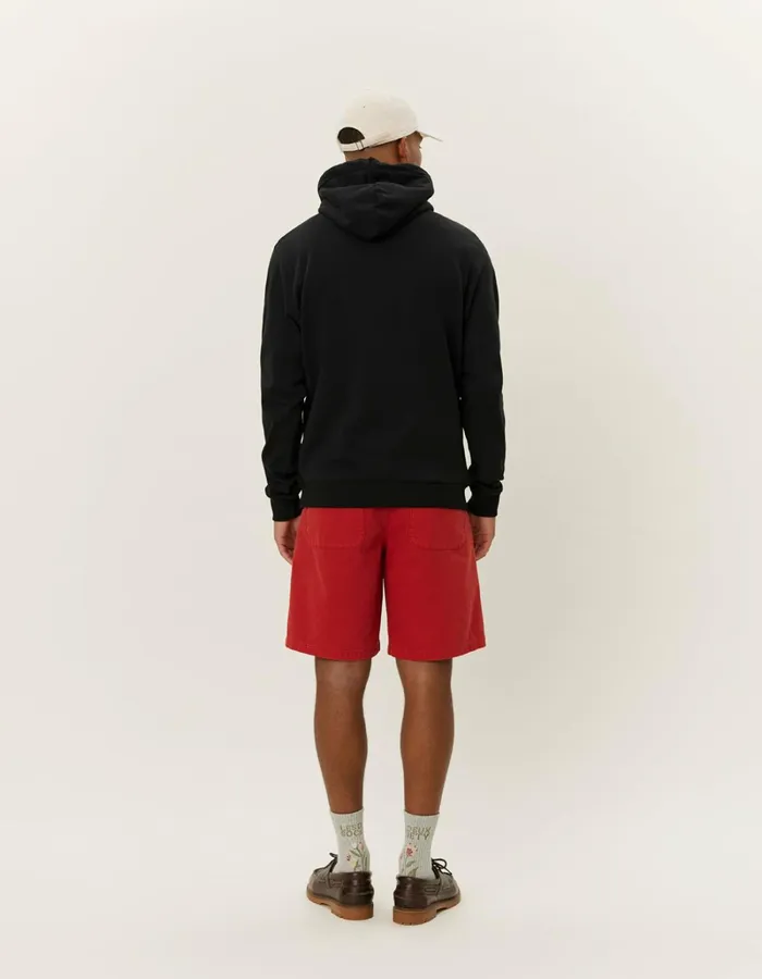 Men Les Deux HoodiesSweatshirts Norregaard Tonal Hoodie 8211 BlackBlack