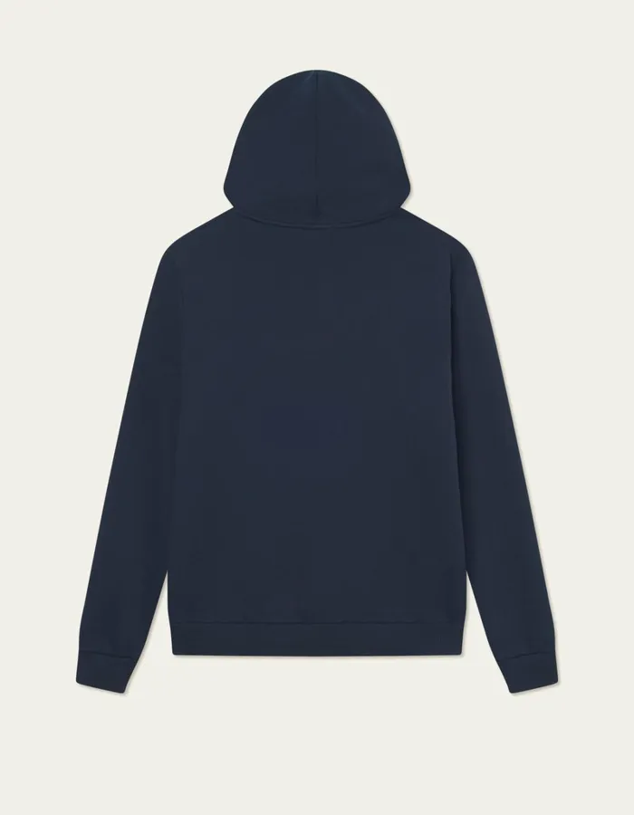 Men Les Deux HoodiesSweatshirts Norregaard Tonal Hoodie 8211 Dark Navy