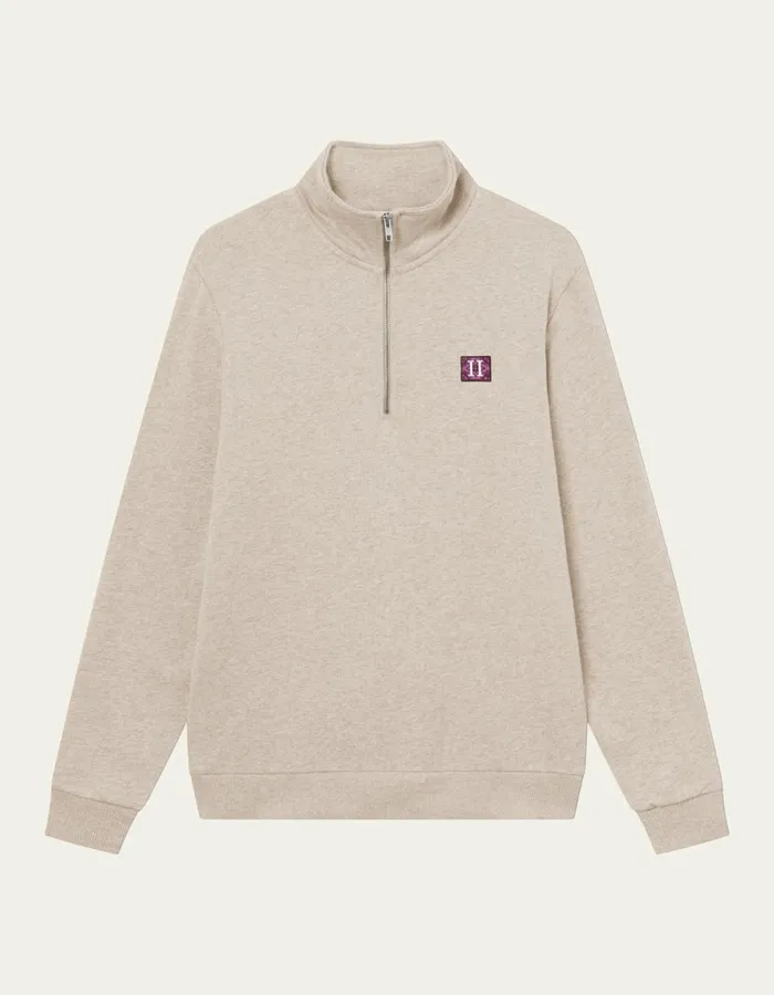 Men Les Deux HoodiesSweatshirts Piece HalfZip Sweatshirt 20 8211 Light Desert Sand MelangeMagenta Men Les Deux HoodiesSweatshirts Piece HalfZip Sweatshirt 20 8211 Light Desert Sand MelangeMagenta