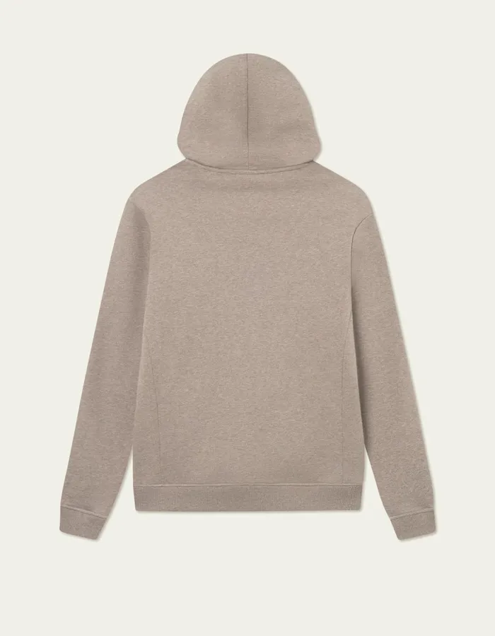 Men Les Deux HoodiesSweatshirts Piece Hoodie 8211 Walnut MelangeBlack