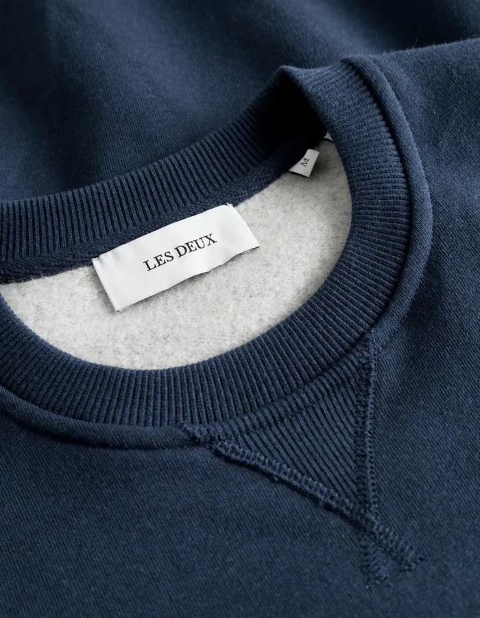 Men Les Deux HoodiesSweatshirts Piece Sweatshirt 20 8211 Blueprint MelangeLight Sand