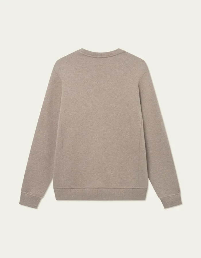 Men Les Deux HoodiesSweatshirts Piece Sweatshirt 8211 Walnut MelangeBlack