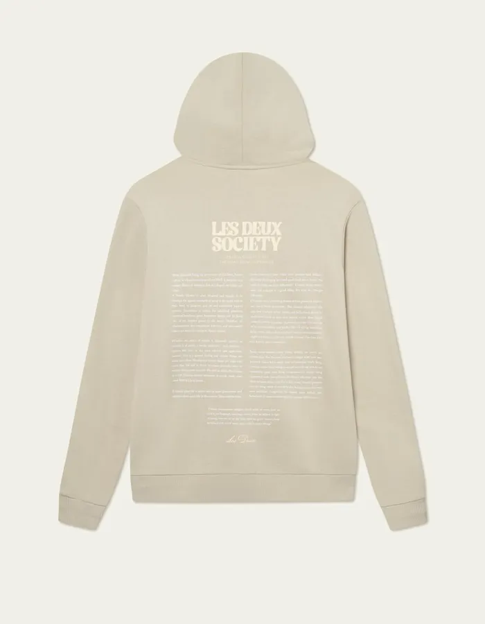 Men Les Deux HoodiesSweatshirts Society Hoodie 8211 Light SandSummer Melon