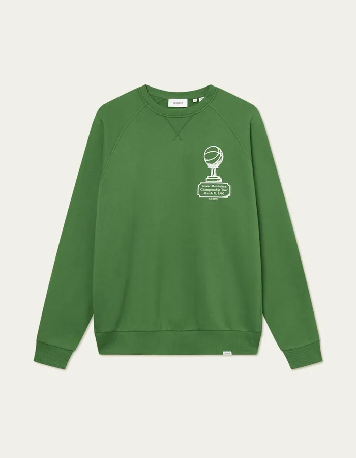 Men Les Deux HoodiesSweatshirts Tournament Sweatshirt 8211 Vintage GreenWhite Men Les Deux HoodiesSweatshirts Tournament Sweatshirt 8211 Vintage GreenWhite